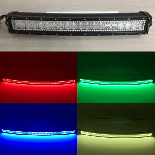 50'' RGB Halo Curved Light Bar