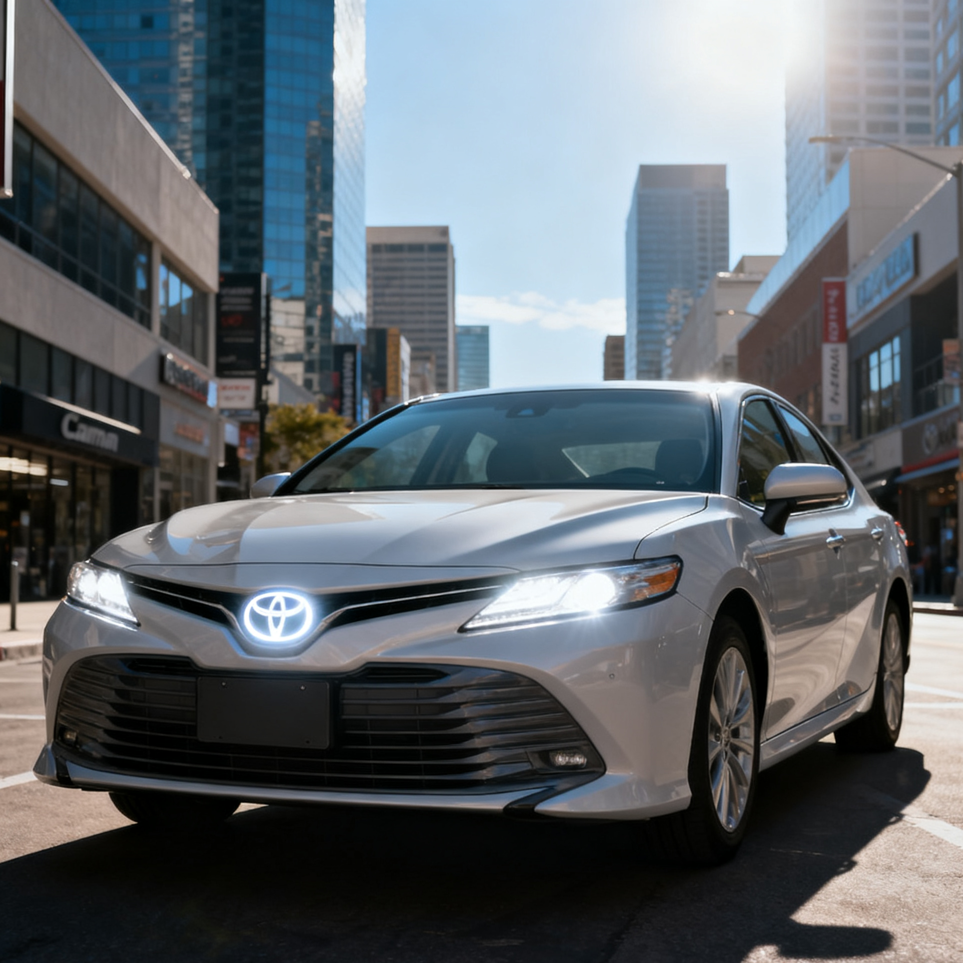 Toyota Logo Front Grille LED Dynamic Illuminated Emblem Compatible with ACC Radar