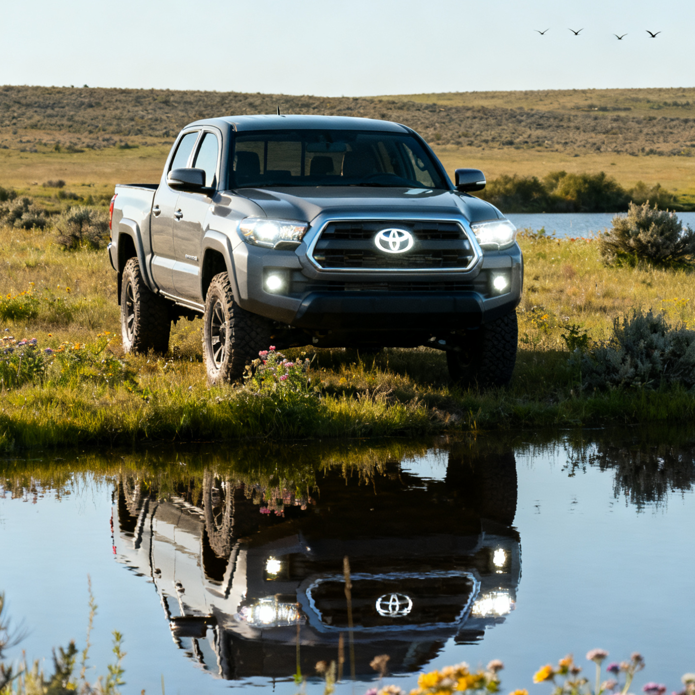 Toyota Logo Front Grille LED Dynamic Illuminated Emblem Compatible with ACC Radar