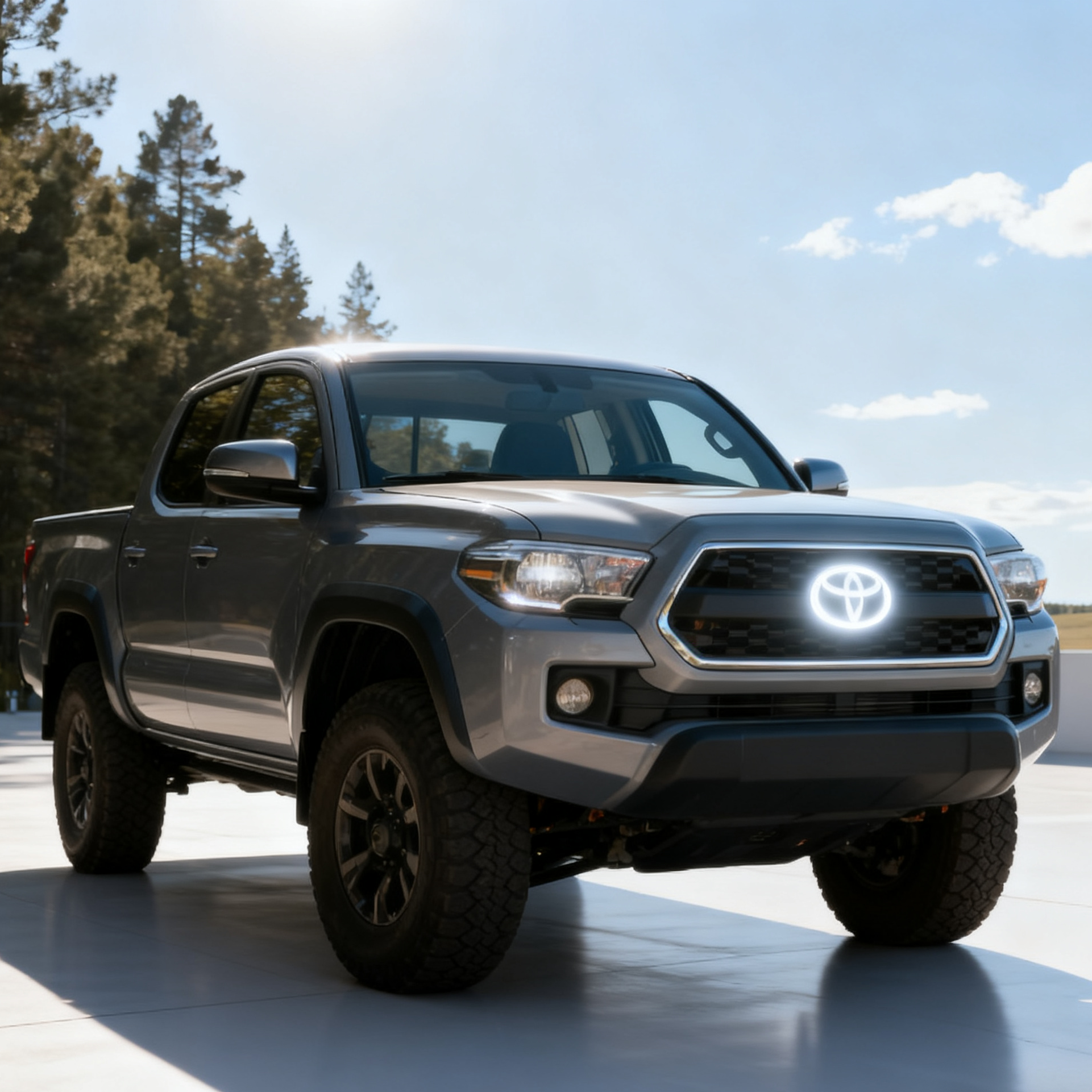 Toyota Logo Front Grille LED Dynamic Illuminated Emblem Compatible with ACC Radar