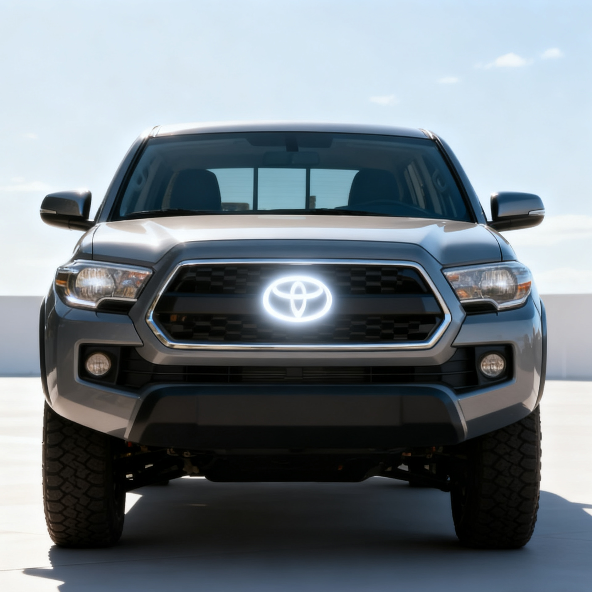 Toyota Logo Front Grille LED Dynamic Illuminated Emblem Compatible with ACC Radar